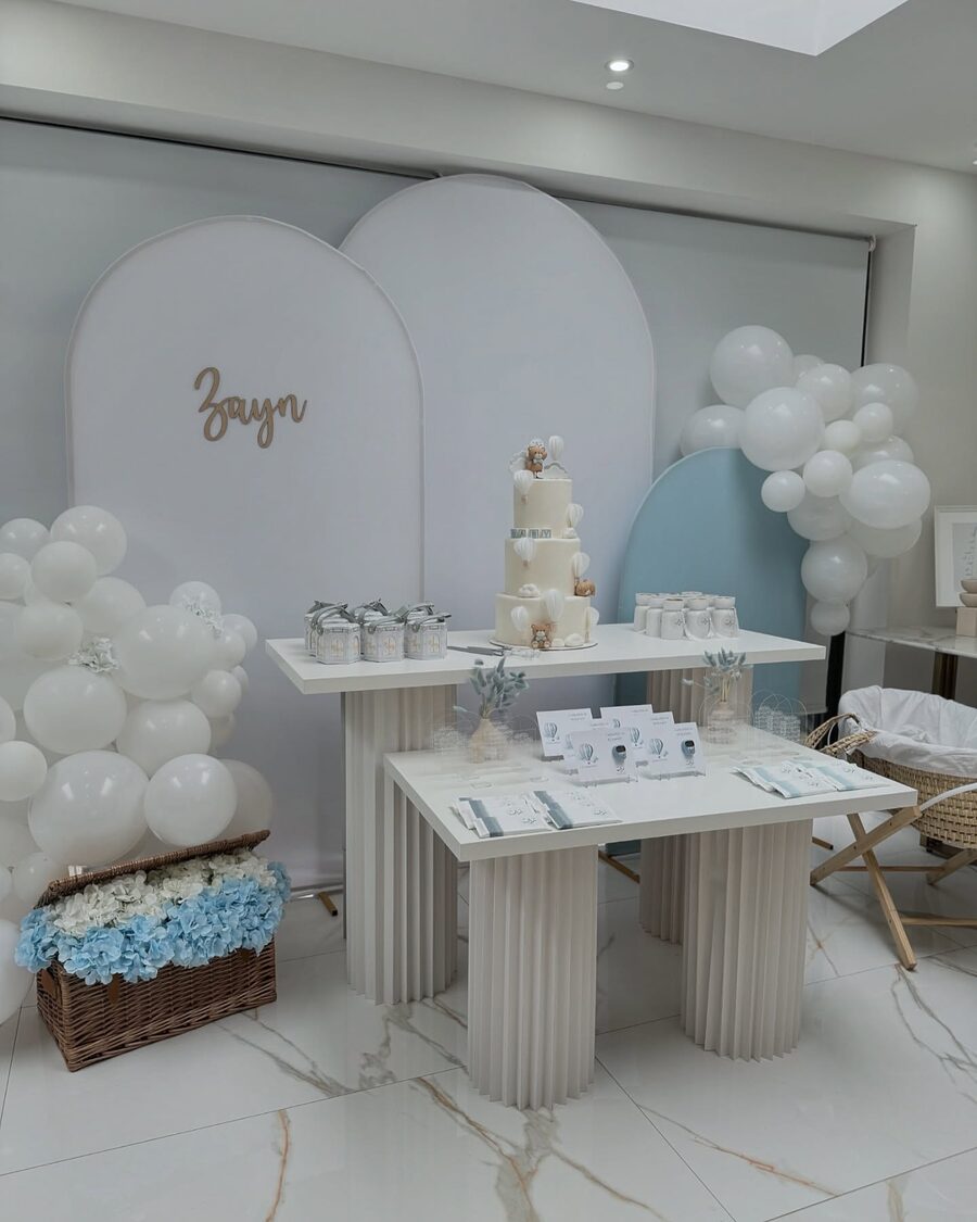 Baby shower styling